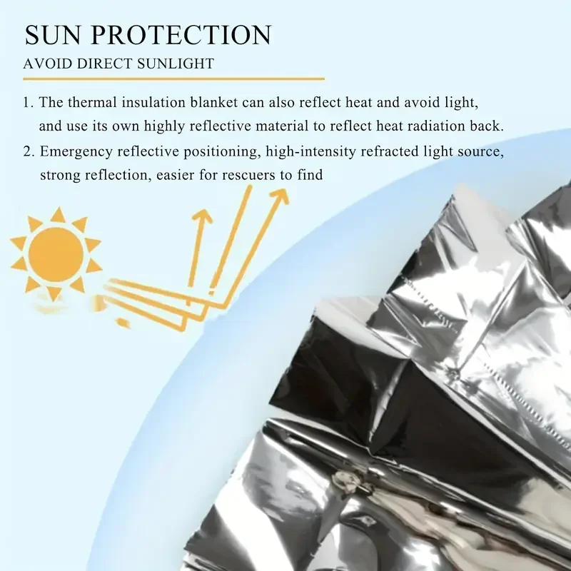 Emergency Mylar Blanket - 응급 담요 마일라 열 보온 담요
