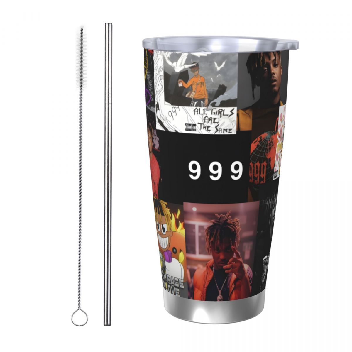 Vacuum Insulated Flask - J-Juice-Wrld 20oz 스테인리스 스틸 보온 보냉