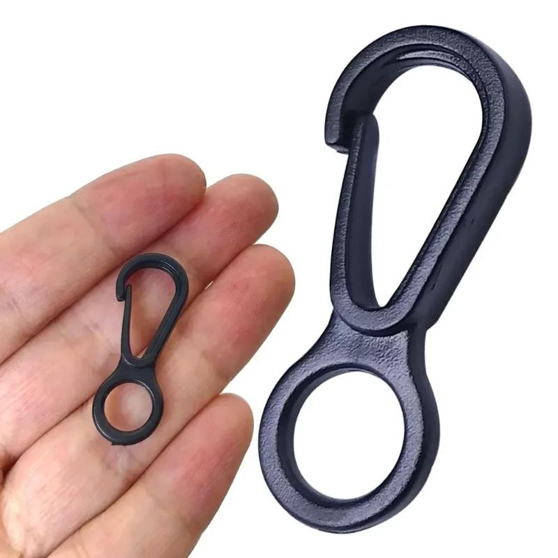 Outdoor Activities In Camping - 20Pcs 내구성이 뛰어난 검정색 플라스틱 스냅