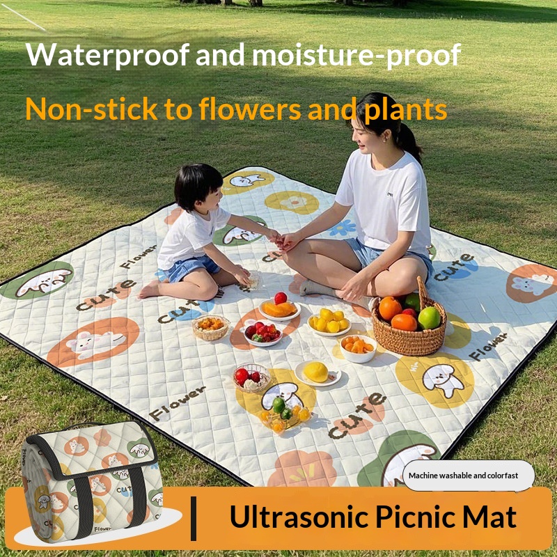 Outdoor Camping Mats Large - 봄철용 두꺼운 피크닉 매트 방수 200x200CM