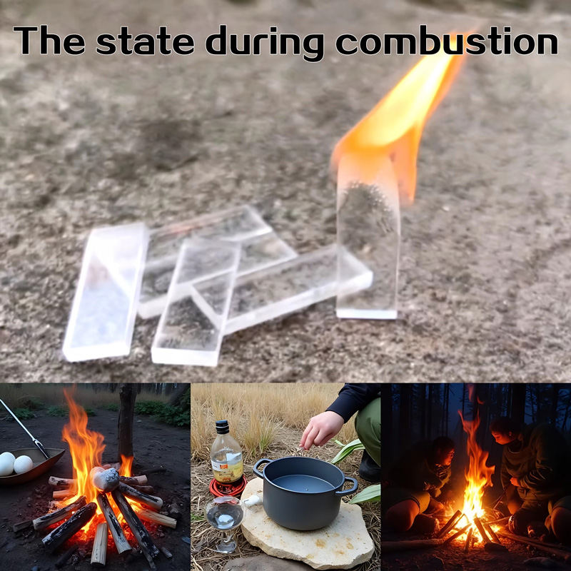 Outdoor Camping Burner - 30/60/120개 휴대용 미니 불쏘시개, 캠핑 캠프파이어
