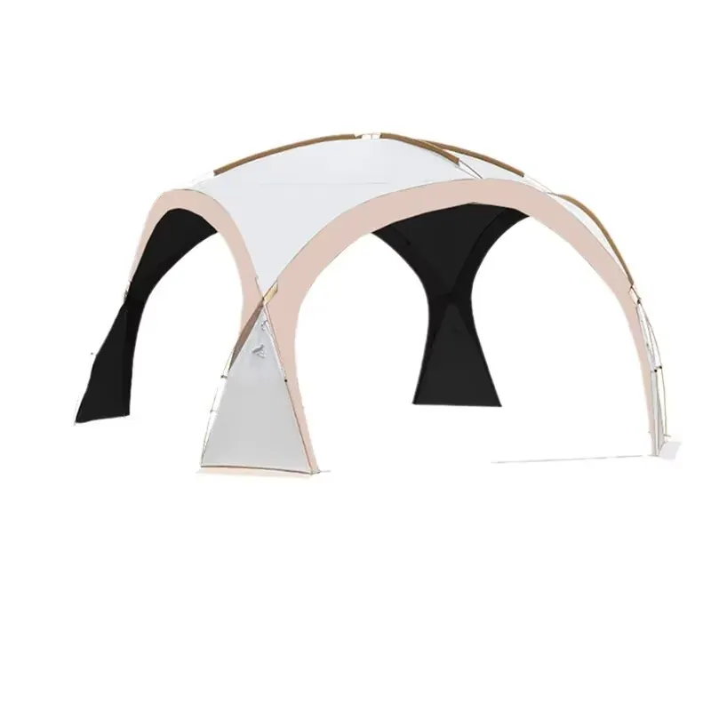 Outdoor Camping Gear - 익스플로러 블랙 비닐 돔 텐트 야외