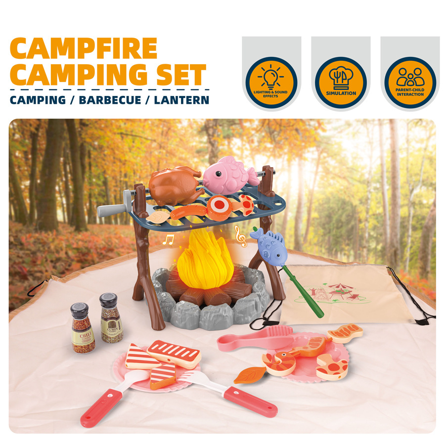 Outdoor Camping For Kids - 어린이 야외 모험 도구 세트 캠프파이어와