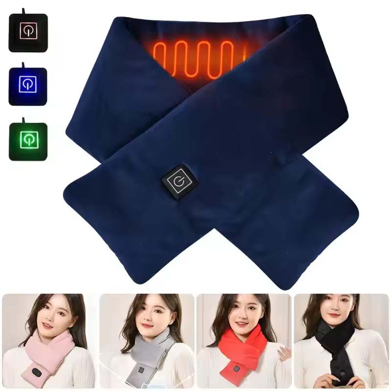 Outdoor Camping Gear - USB 여성 남성용 히팅 스카프 온도