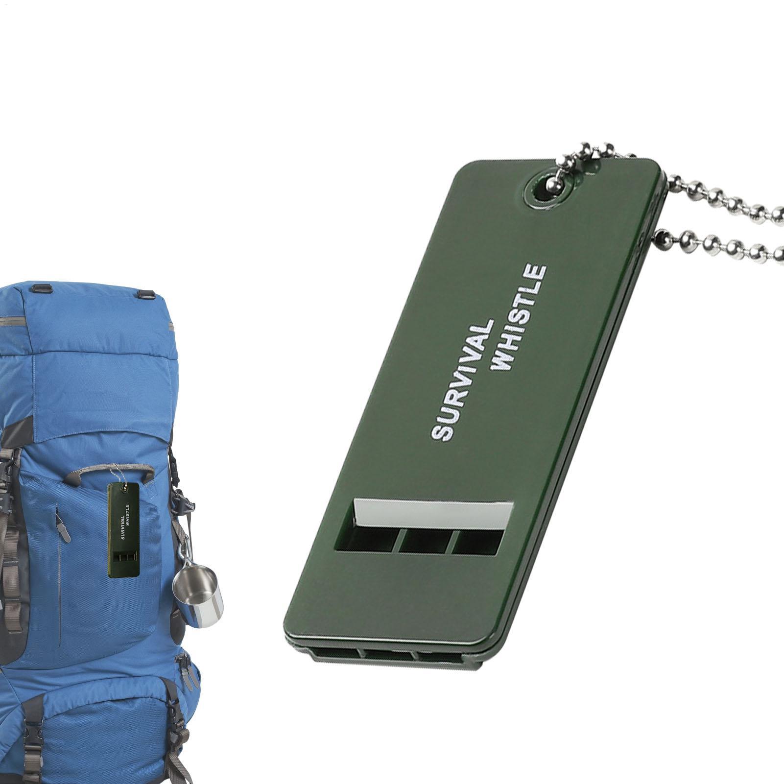 Outdoor Camping Essential Gear - 1PCS 3 주파수 호루라기 높은 데시벨