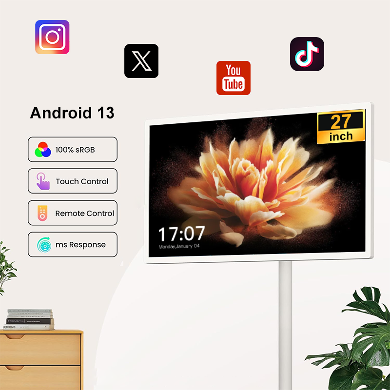 Outdoor Camping Tv - 27인치 화이트 야외용 스마트 ELED TV