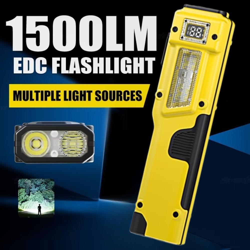Outdoor Camping Glamping - 초박형 EDC 충전식 LED 손전등 배터리