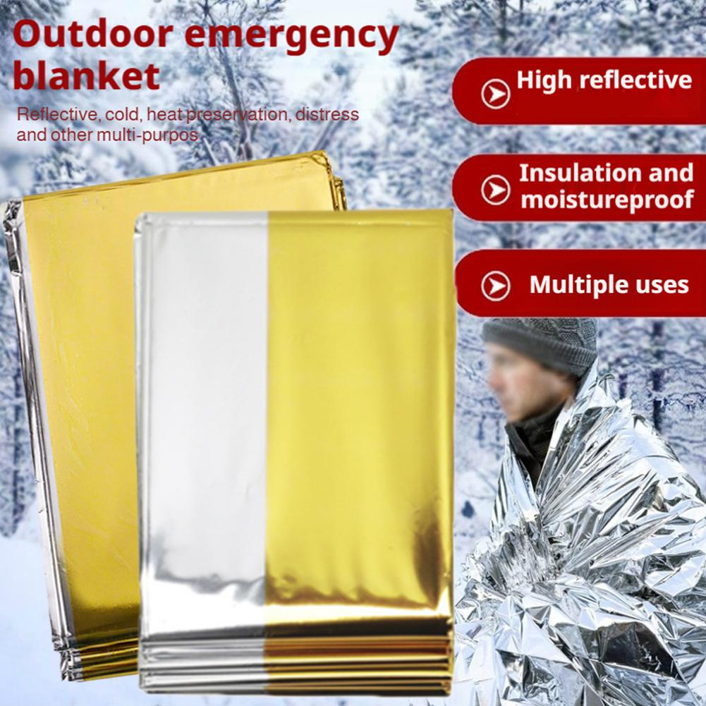 Emergency Mylar Blanket - 저체온증 구조 응급처치 캠프용 포일 마일라