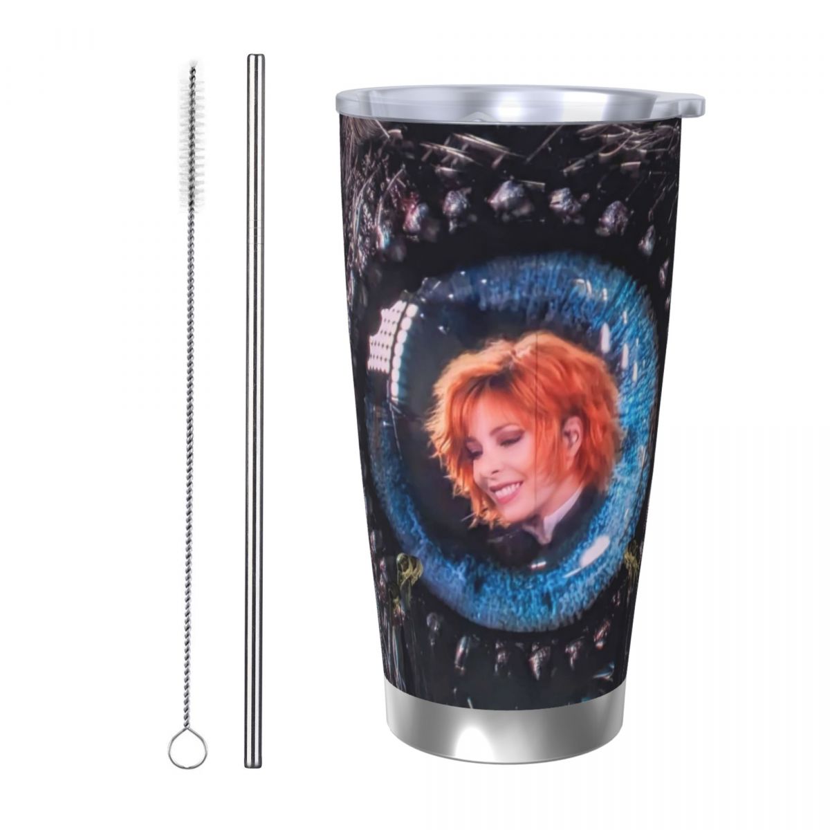 Vacuum Insulated Flask - Mylene Farmer Nevermore 20oz 스테인레스 스틸