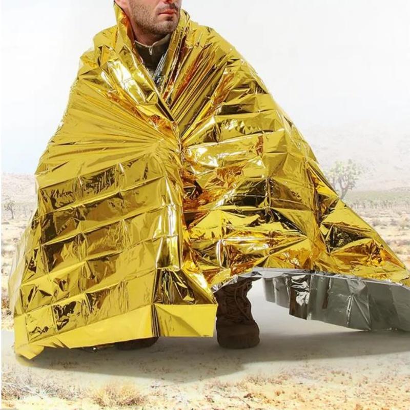 Emergency Mylar Blanket - 야외 응급용 보온 담요 방수 방풍