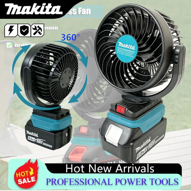 Outdoor Camping Fan - 마키타 무선 충전식 선풍기, 마키타 18V