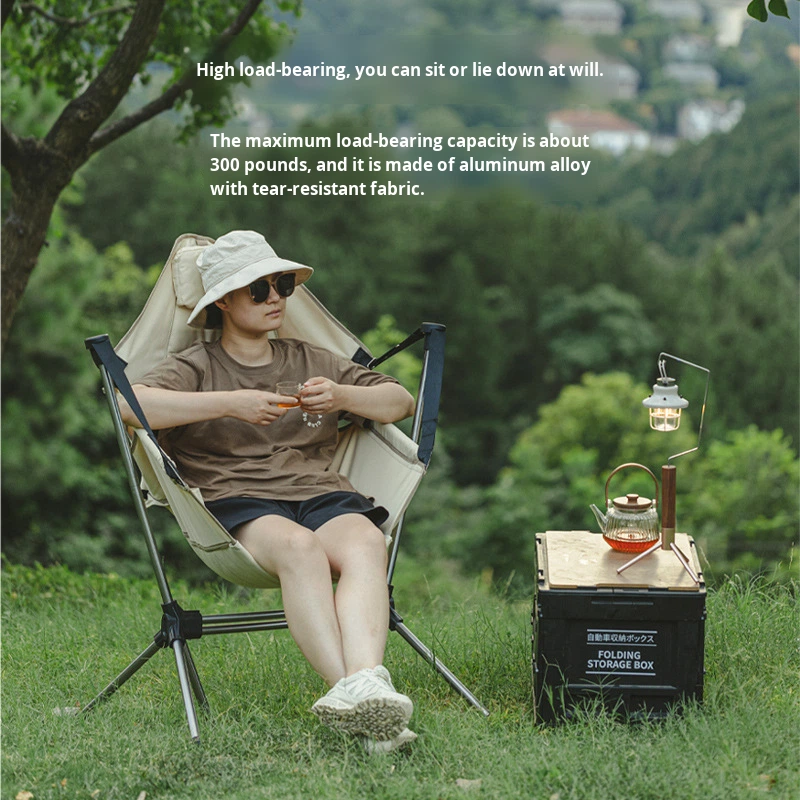 Outdoor Camping Rocking Chair - 야외 접이식 흔들의자/스윙체어 캠핑 휴식 점심시간