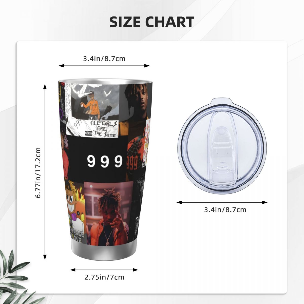 J-Juice-Wrld 20oz 스테인리스 스틸 보온  - Vacuum Insulated Flask 리뷰 및 가격