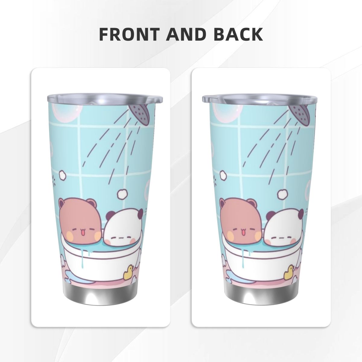 판다베어 허그 부부 두두 20온스 스테인리스 스틸 보온 - Vacuum Insulated Flask 리뷰 및 가격