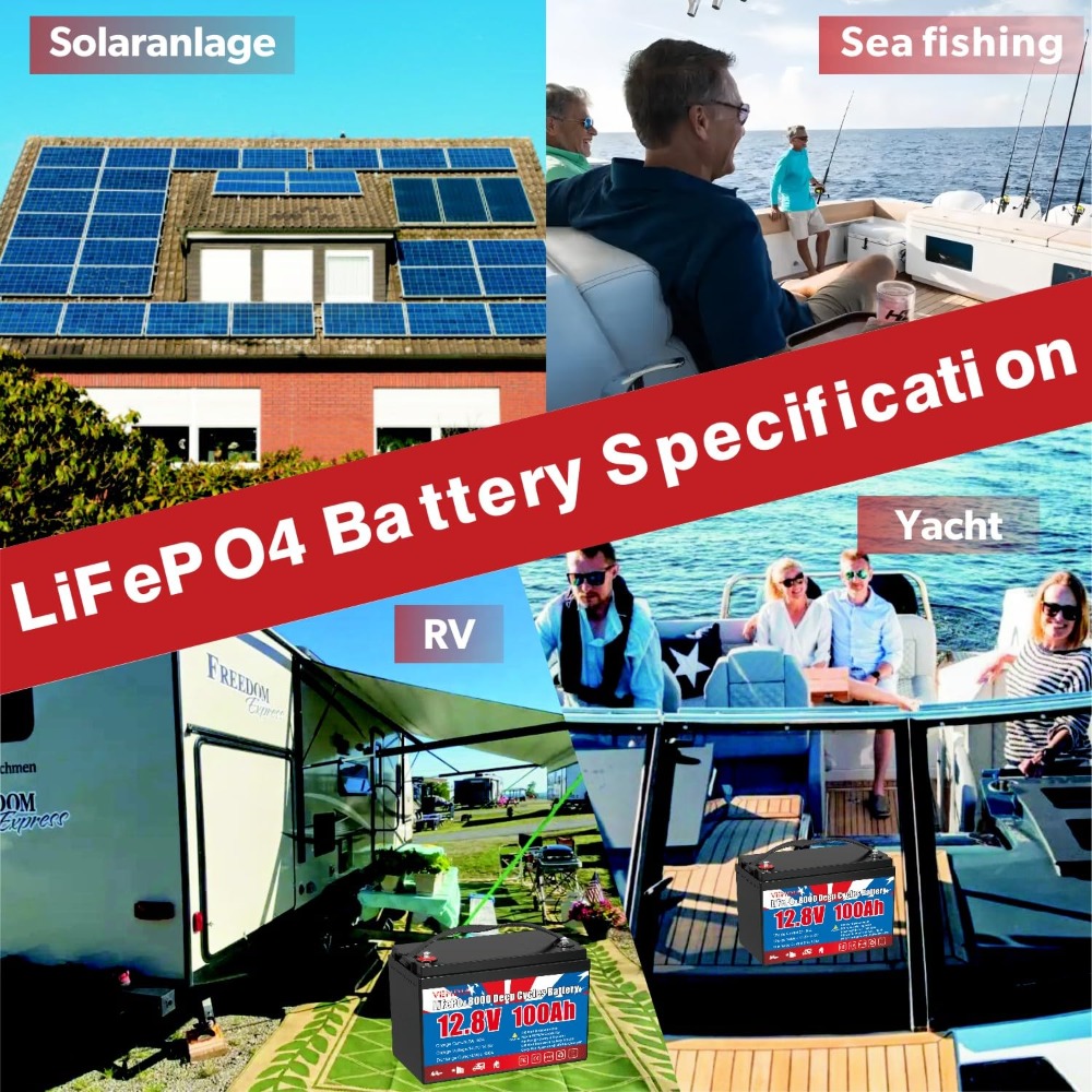 12.8V 100Ah LiFePO4 배터리 내장 BMS - Outdoor Camping Essential Gear 리뷰 및 가격