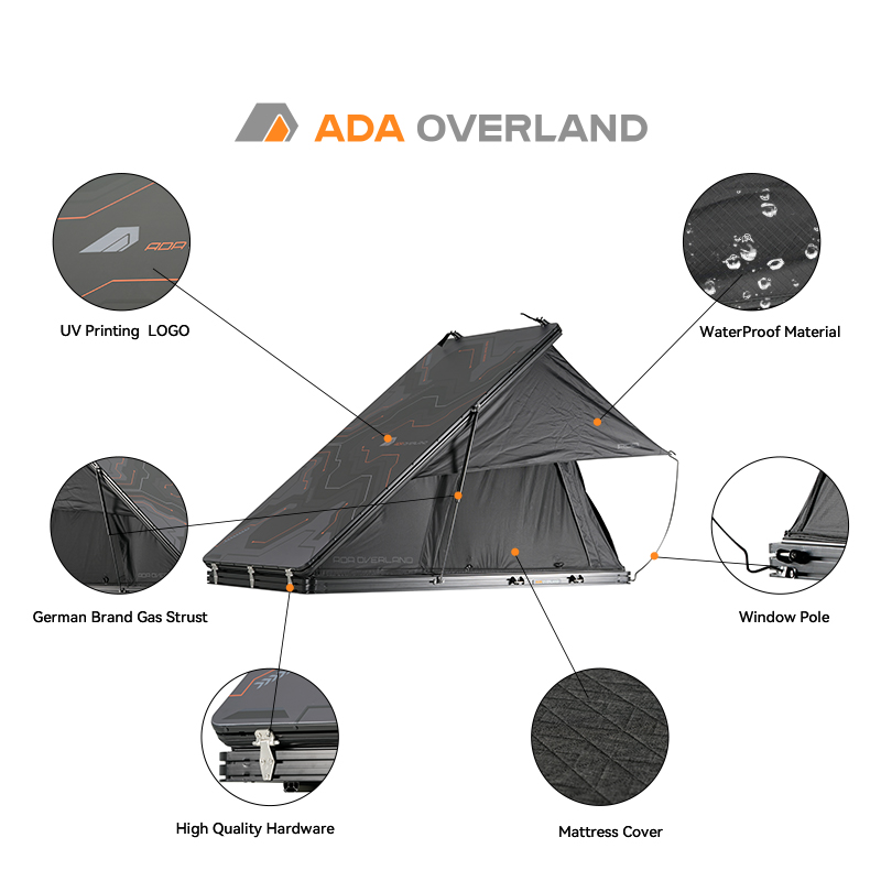 알루미늄 쉘 캠핑 텐트 차량용 RTT 삼각형 팝업 야외 - Outdoor Camping Gear 리뷰 및 가격