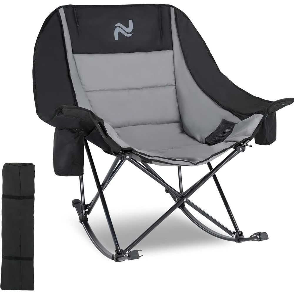 휴대용 야외 흔들의자(쿨러백 포함) - 400lbs(약 - Outdoor Camping Rocking Chair 리뷰 및 가격