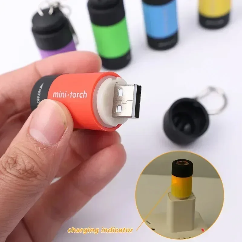 USB 충전식 LED 다기능 강력한 빛 포켓 키체인 손 - Outdoor Camping Glamping 리뷰 및 가격