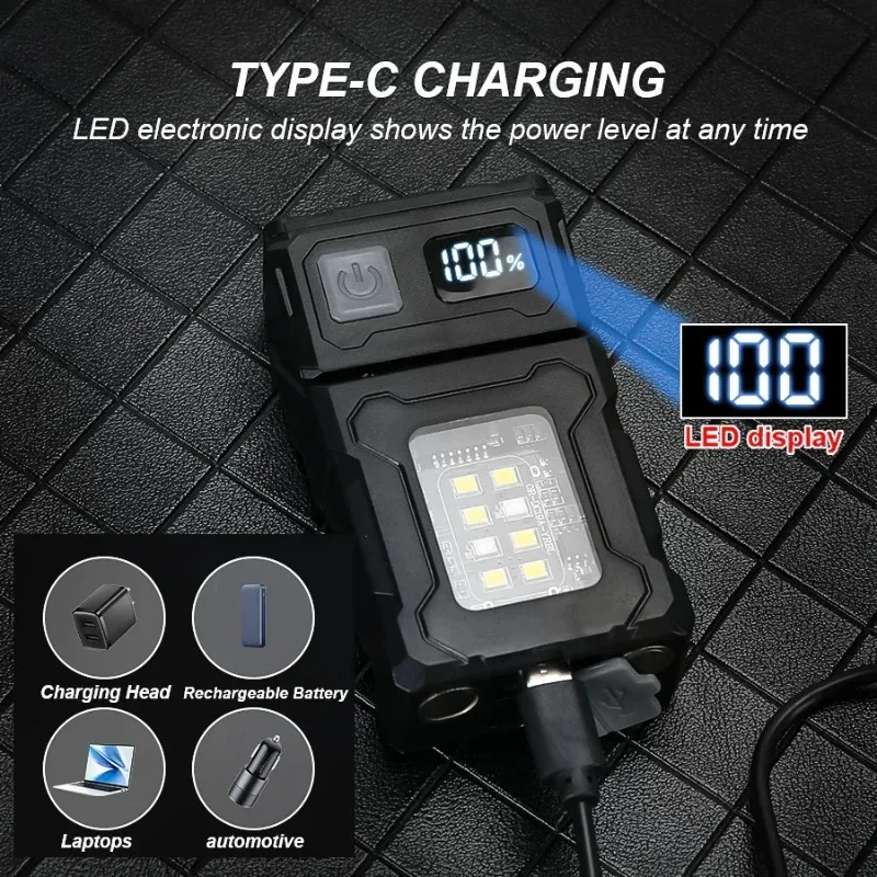 미니 LED 휴대용 손전등 USB 충전식 LED COB - Outdoor Camping Lantern 리뷰 및 가격