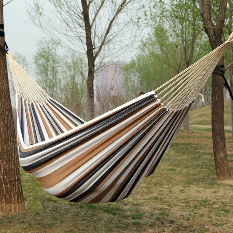 캔버스 나무 막대 없는 해먹 야외 캠핑용 매달린 침대  - Bed Outdoor Camping 리뷰 및 가격