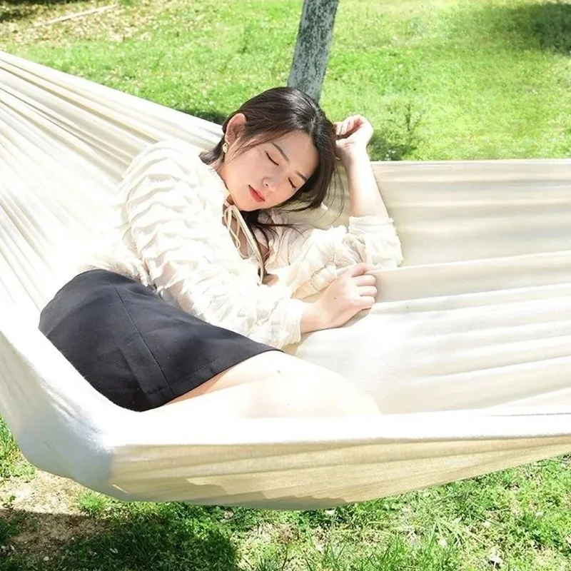 캔버스 나무 막대 없는 해먹 야외 캠핑용 매달린 침대  - Bed Outdoor Camping 리뷰 및 가격