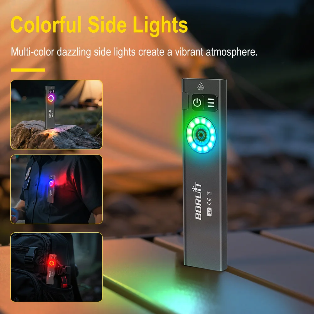 BORUiT U8 650LM EDC LED 손전등 타입 - Outdoor Camping Glamping 리뷰 및 가격
