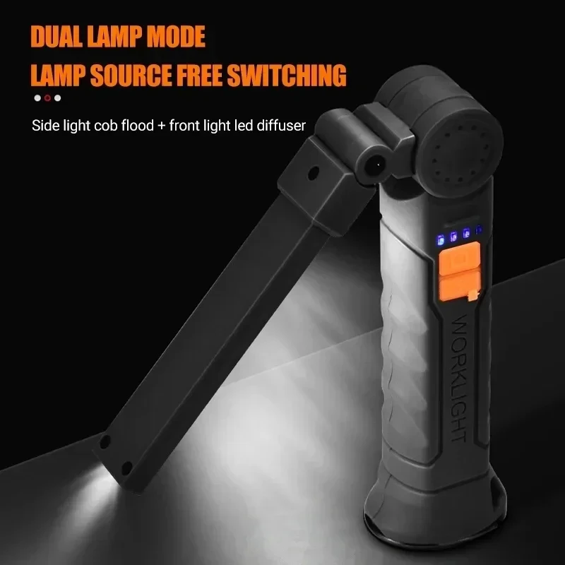 휴대용 COB LED 손전등 USB 충전식 작업등 내장 - Outdoor Camping Glamping 리뷰 및 가격