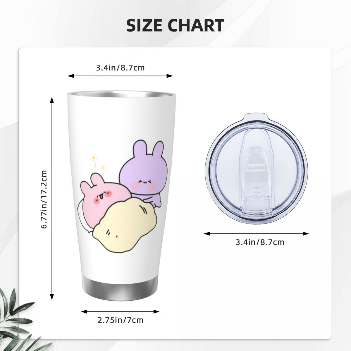 아사미미찬 귀여운 아사미미 20온스 스테인리스 보온 보 - Vacuum Insulated Flask 리뷰 및 가격