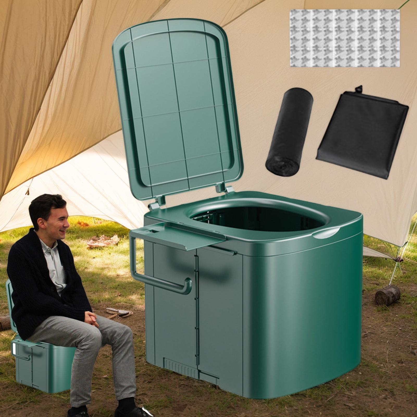 휴대용 캠핑 변기, 인체공학적 손잡이, 야외용 변기,  - Outdoor Camping For Kids 리뷰 및 가격