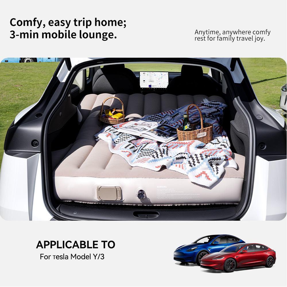 테슬라 모델 Y 주니퍼 2021-2025 자동차 에어  - Inflatable Mattress 리뷰 및 가격