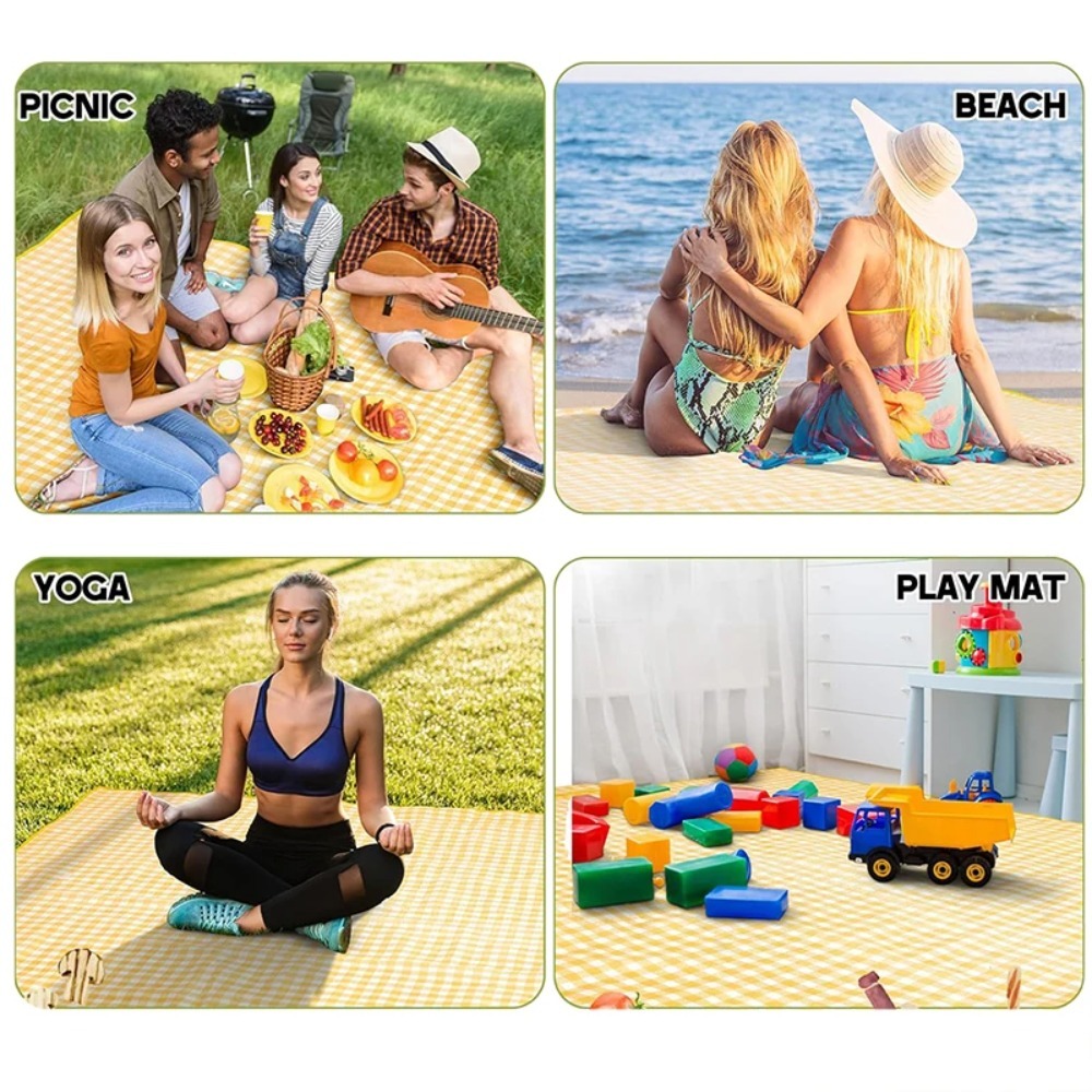 2mx2m 휴대용 야외 접이식 피크닉 매트 경량 여행  - Outdoor Activities In Camping 리뷰 및 가격