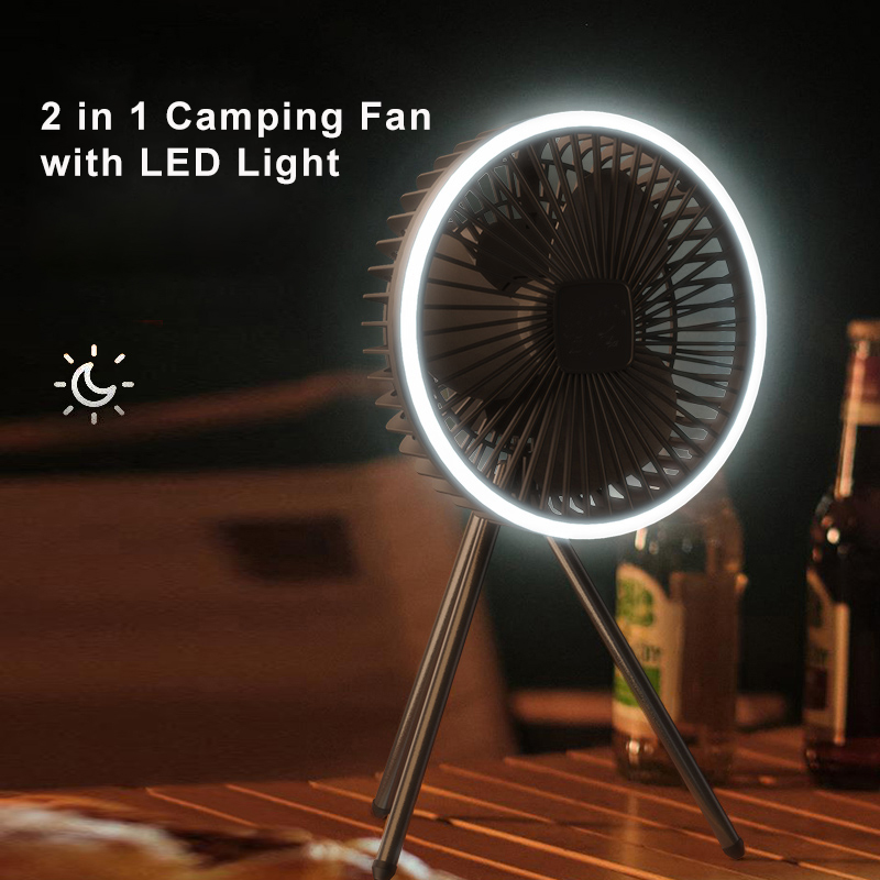 휴대용 캠핑 팬 10000mAh 5000mAh USB  - Outdoor Camping Fan 리뷰 및 가격