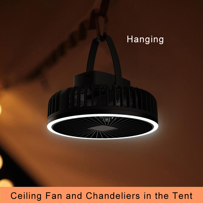 휴대용 캠핑 팬 10000mAh 5000mAh USB  - Outdoor Camping Fan 리뷰 및 가격