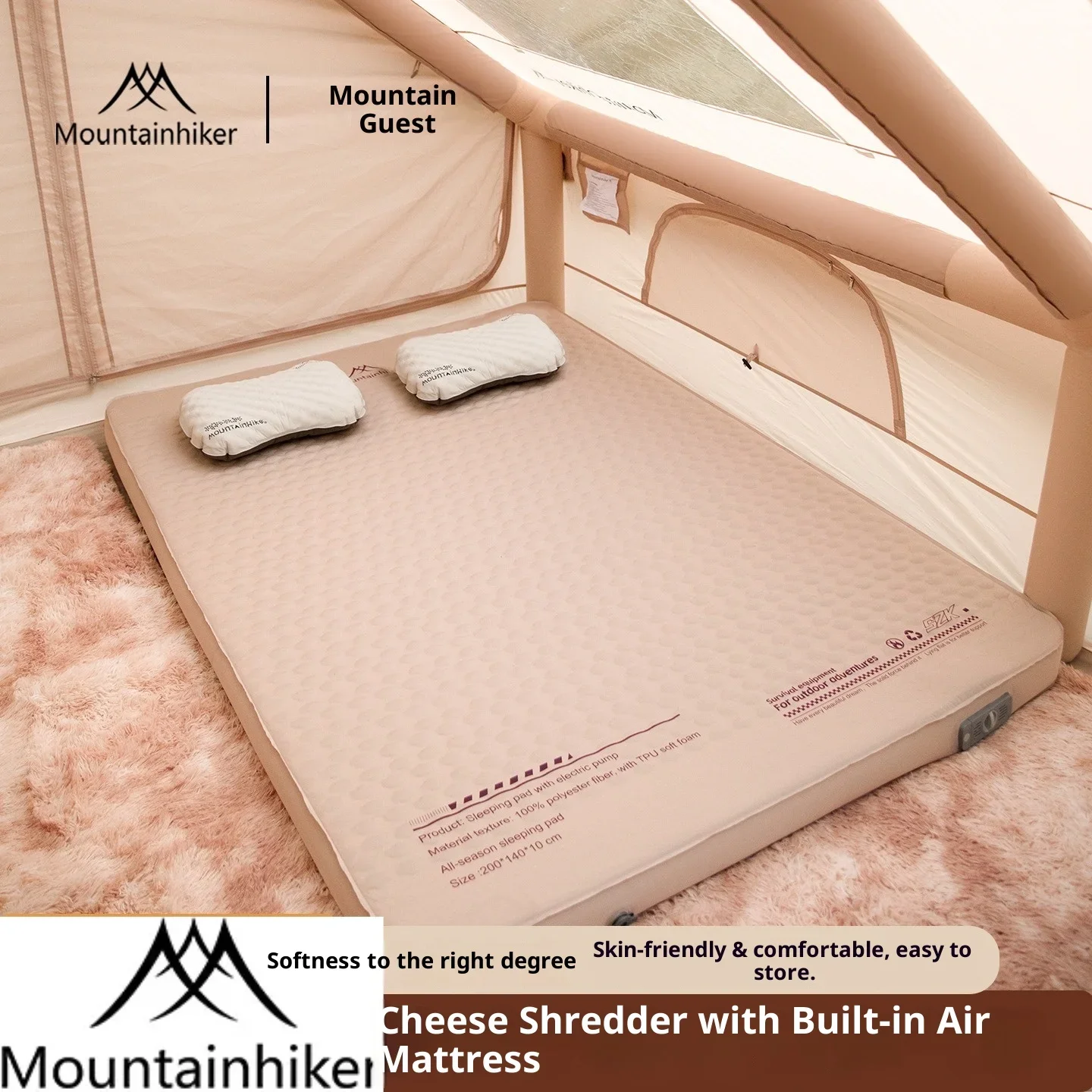 새로운 두꺼운 스펀지 패드, 휴대용 야외 매트리스, 통 - Inflatable Mattress 리뷰 및 가격