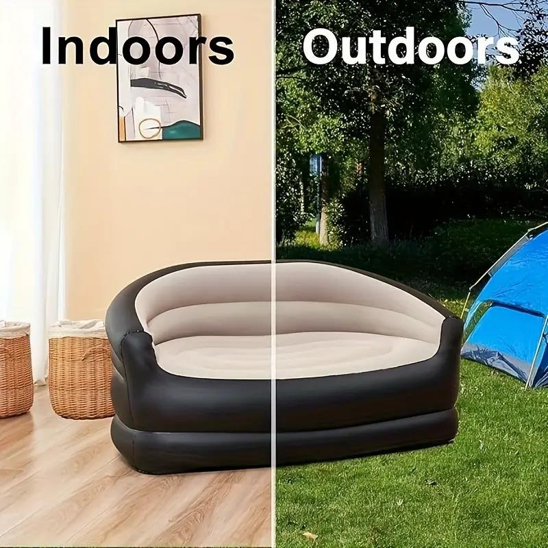 야외 휴대용 에어베드, 편안한 더블 소파, 접이식 캠핑 - Bed Outdoor Camping 리뷰 및 가격