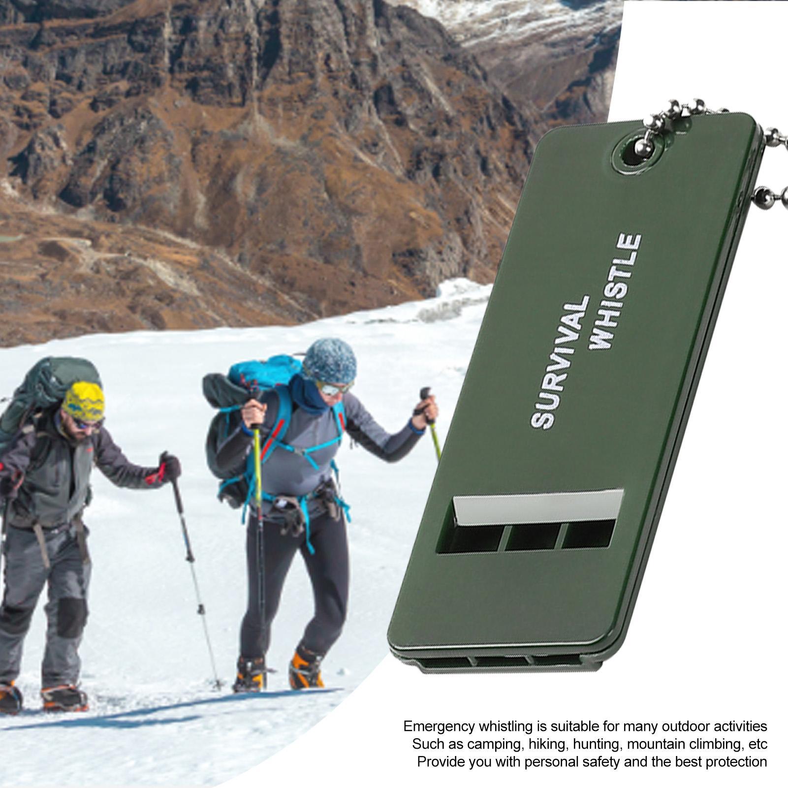 1PCS 3 주파수 호루라기 높은 데시벨 생존 호루라기 - Outdoor Camping Essential Gear 리뷰 및 가격