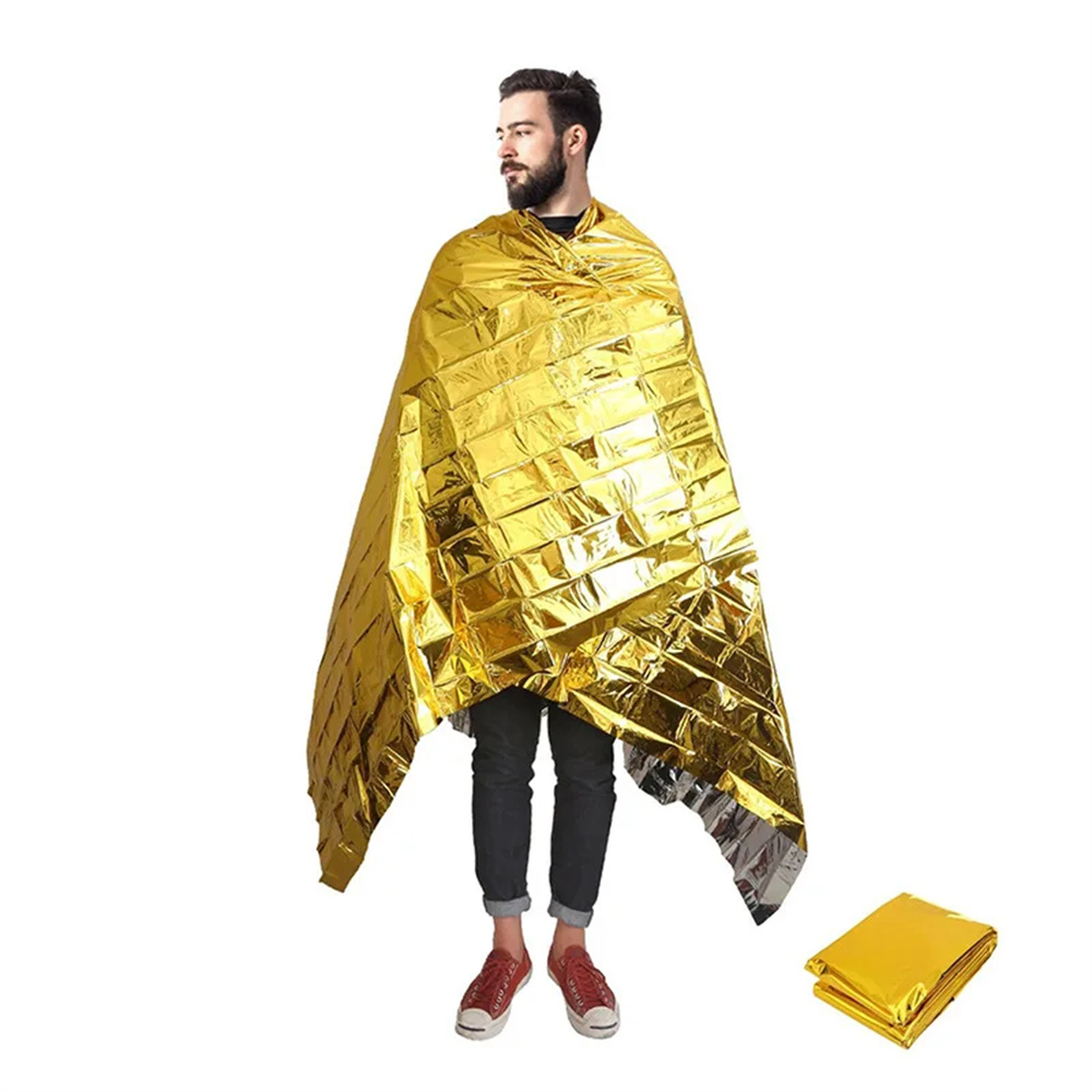 5Pcs 비상 열 담요 접이식 방수 방풍 양산 구조 담 - Emergency Mylar Blanket 리뷰 및 가격