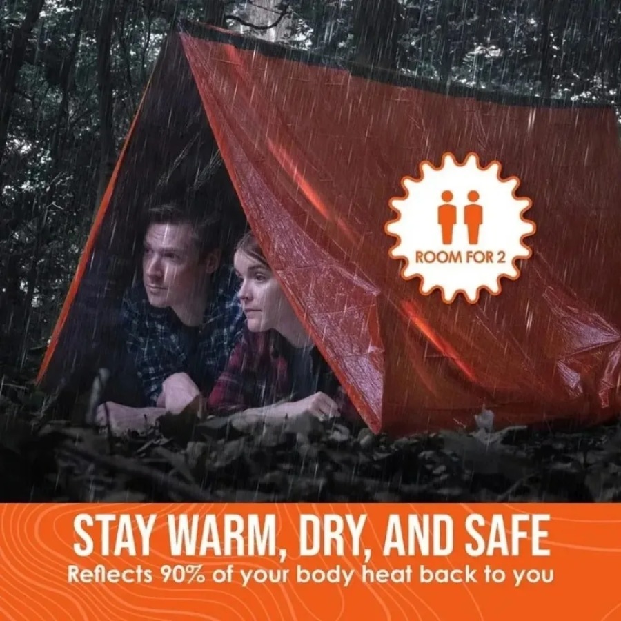 1PC 비 방지 비상 침낭 - 방수 텐트 키트, 비상  - Emergency Mylar Blanket 리뷰 및 가격
