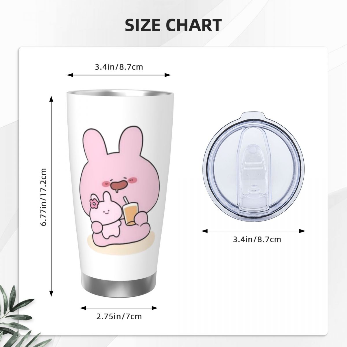 아사미미찬 귀여운 아사미미 20온스 스테인리스 보온 보 - Vacuum Insulated Flask 리뷰 및 가격
