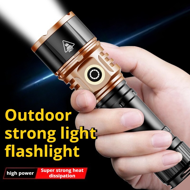 강력한 조명 고출력 LED 손전등 타입-C 충전 방수  - Outdoor Camping Lantern 리뷰 및 가격