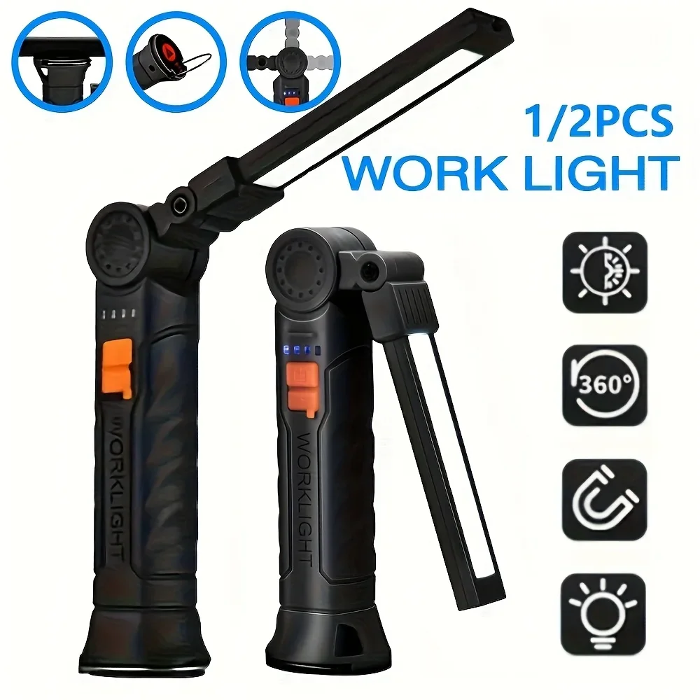 휴대용 COB LED 손전등 자기 랜턴가 포함된 충전식 - Outdoor Camping Glamping 리뷰 및 가격