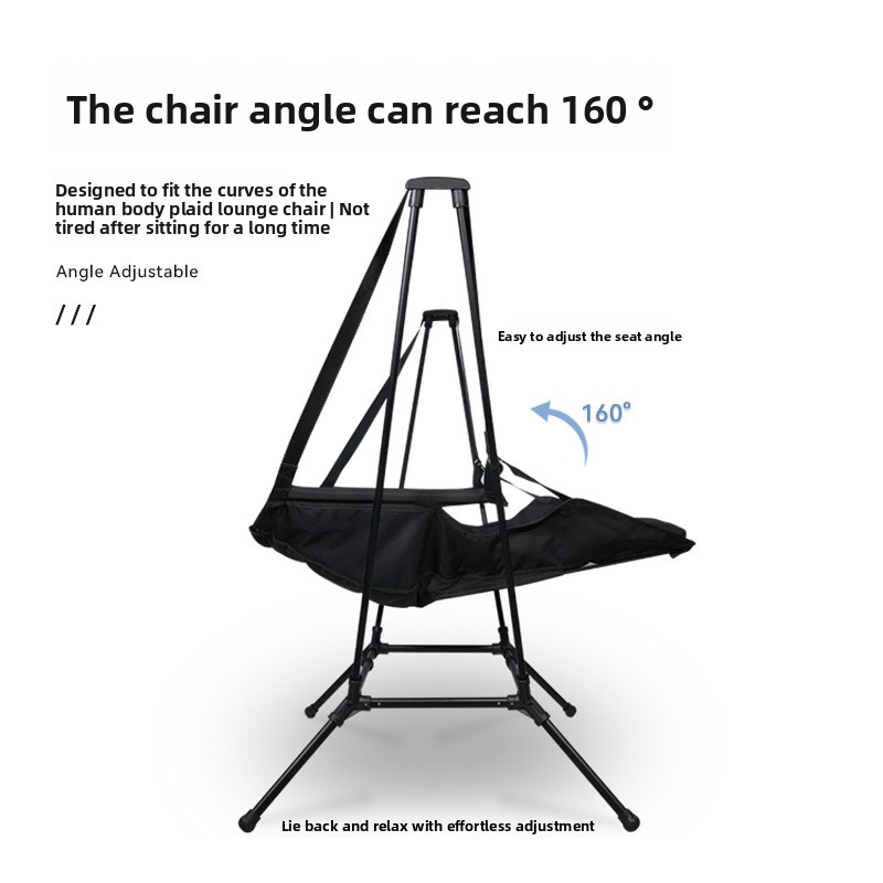 야외 캠핑용 하이백 문체어 블랙 포터블 알루미늄 합금  - Outdoor Camping Rocking Chair 리뷰 및 가격