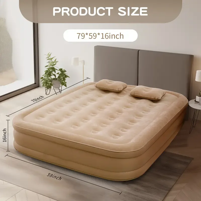 실내 에어 매트리스 글램핑 매트 PVC 풍선형 수면 매 - Bed Outdoor Camping 리뷰 및 가격