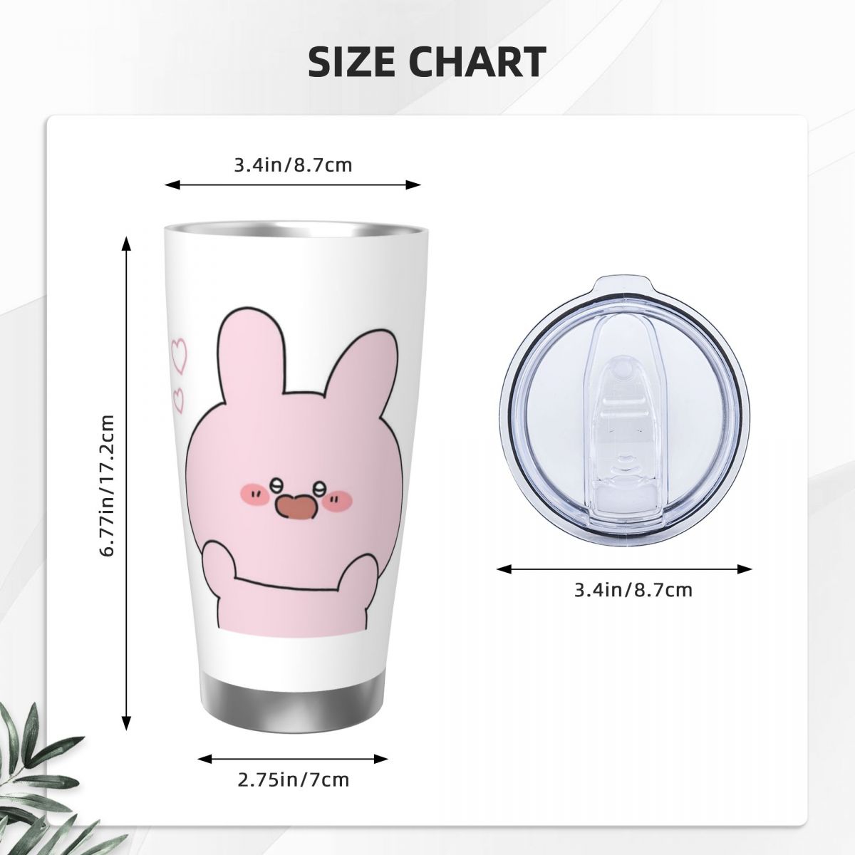 아사미미찬 귀여운 아사미미 20온스 스테인리스 보온 보 - Vacuum Insulated Flask 리뷰 및 가격