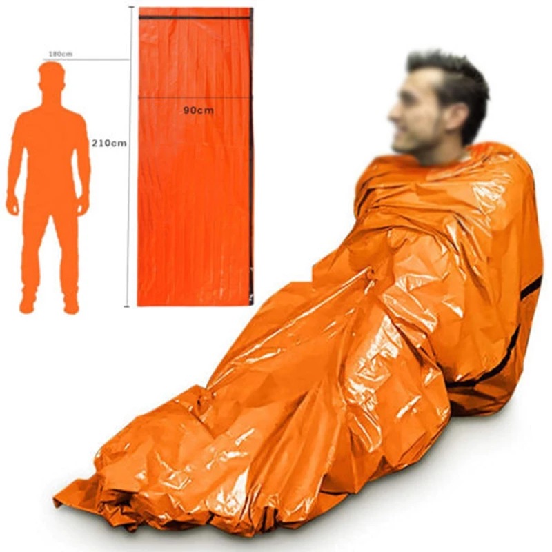 휴대용 방수 긴급 생존 침낭 야외 Edc 캠핑 장비 열 - Outdoor Camping Essential Gear 리뷰 및 가격