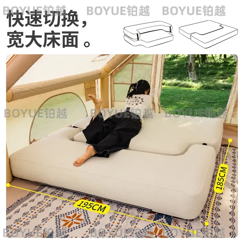 야외용 브러쉬드 인플레이터블 소파 베드 고급 캠핑용 리 - Bed Outdoor Camping 리뷰 및 가격