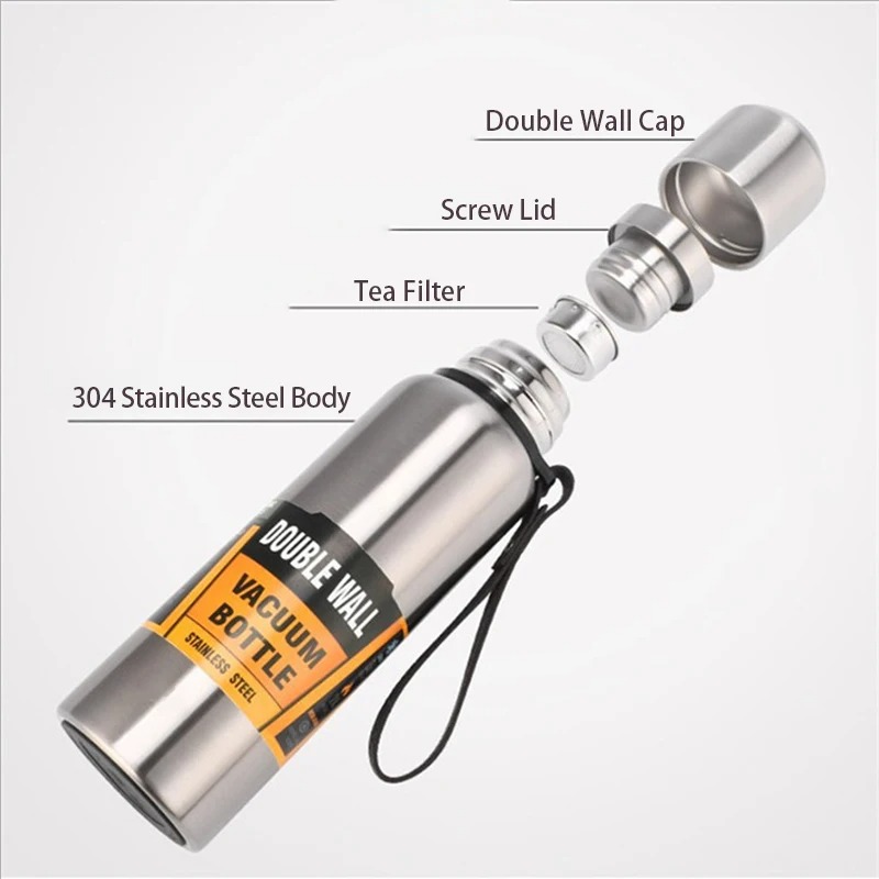 500/1000/1500ml 스테인레스 스틸 보온병 대 - Vacuum Insulated Flask 리뷰 및 가격